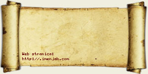 Jovanka Perunac vizit kartica